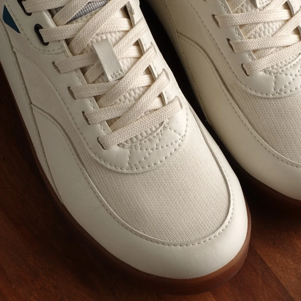 Vessi Sneakers Mens Size 9 White Courtside Classic Athleisure Casual Retro Shoes